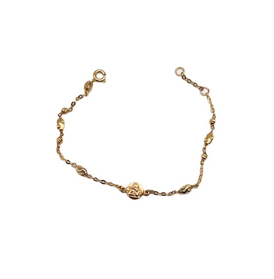 Bracciale Gioielleria Dossena  Bambino in Oro giallo BROR-56-253 - BROR-56-253
